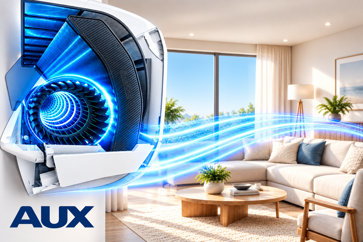AUX Air Conditioners - Clean Background