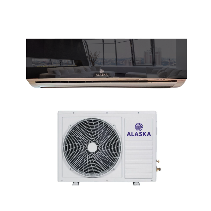 Alaska Mirror ACS12 (10500 BTU) MIW12 Inverter mid-wall split unit (Wi-Fi Compatible)