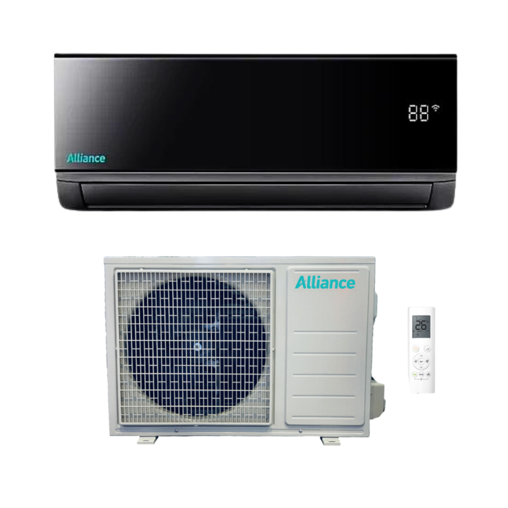 Alliance Black Mirror 12000 BTU Pro-inverter Wall split unit (Wi-Fi – Enabled)