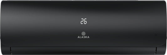 Alaska FX 11400 BTU Black non-inverter Wall split unit Air Conditioner