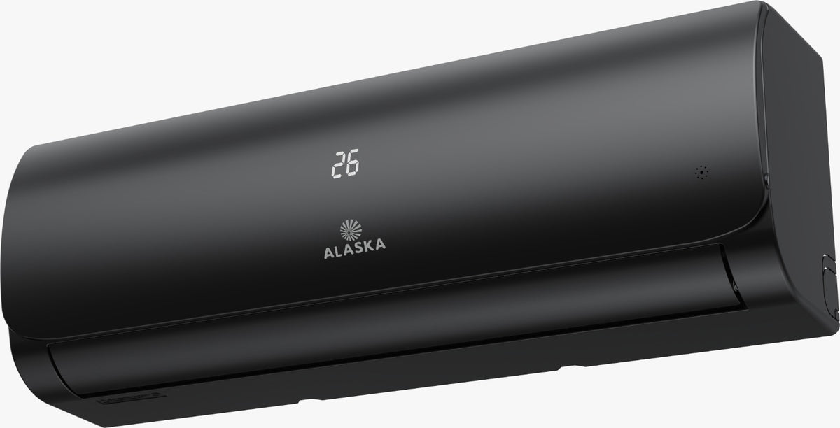 Alaska FX 11400 BTU Black non-inverter Wall split unit Air Conditioner