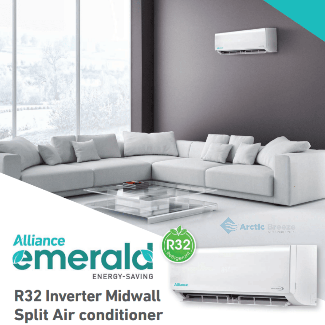 Alliance Emerald 12000 BTU inverter (Wifi Enabled) R32 Wall split unit Air Conditioner